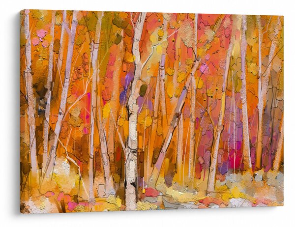 Kép - őszi erdő (70x50 cm)