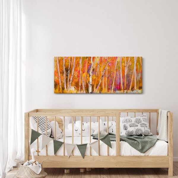 Kép - őszi erdő (120x50 cm)