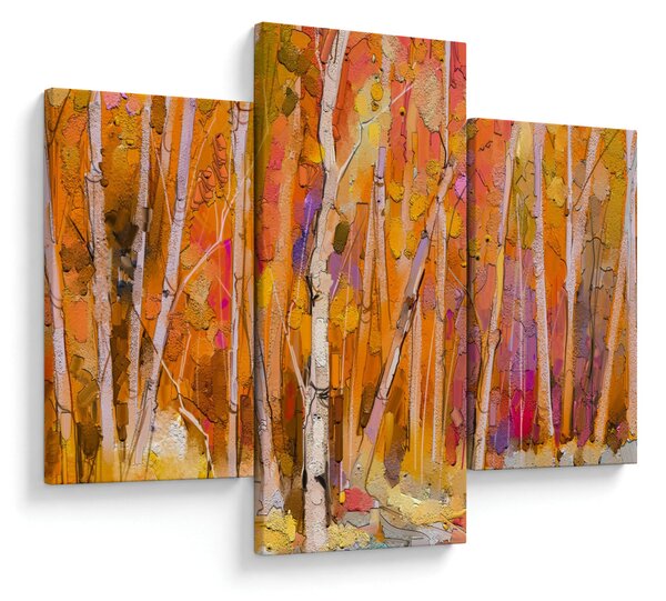 Kép - őszi erdő (90x60 cm)