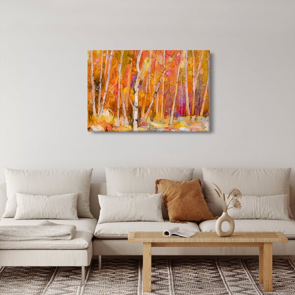 Kép - őszi erdő (90x60 cm)