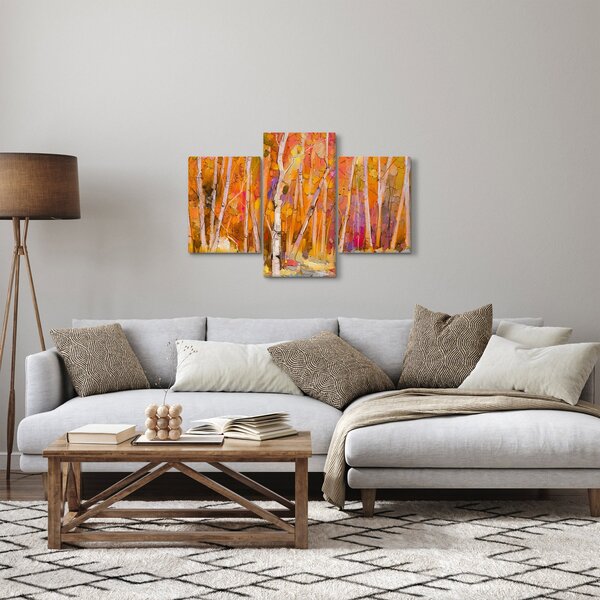 Kép - őszi erdő (90x60 cm)