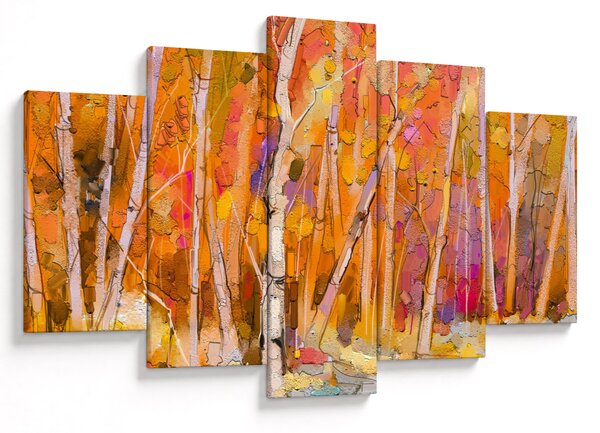 Kép - őszi erdő (150x105 cm)