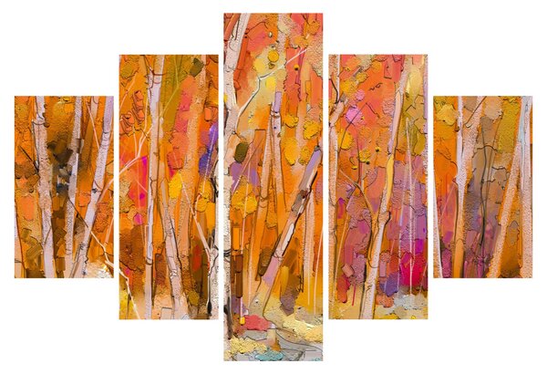 Kép - őszi erdő (150x105 cm)