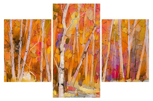 Kép - őszi erdő (90x60 cm)