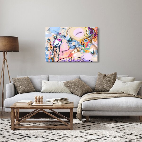 Kép - mesebeli absztrakció (90x60 cm)