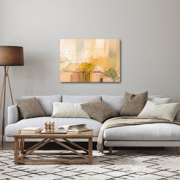 Kép - absztrakció, olajfestmény (70x50 cm)
