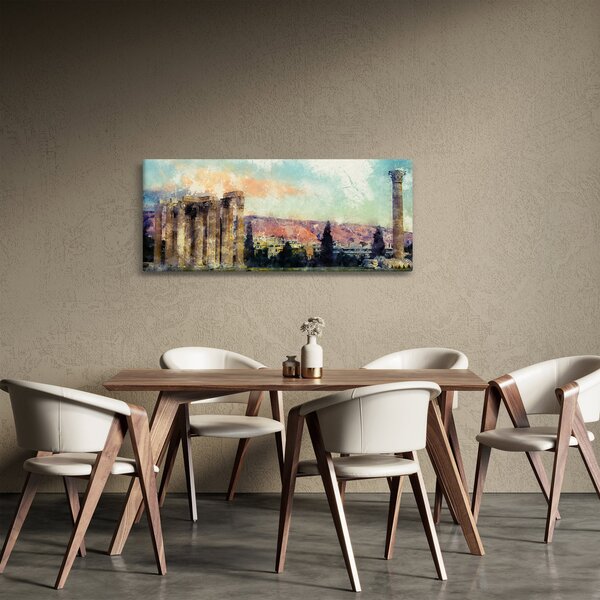 Kép - akropolisz, Athens, Görögország (120x50 cm)