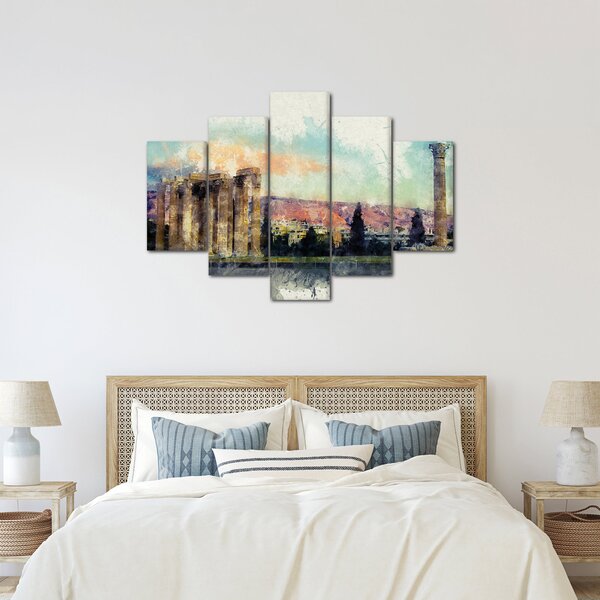 Kép - akropolisz, Athens, Görögország (150x105 cm)