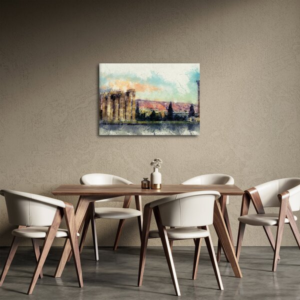 Kép - akropolisz, Athens, Görögország (70x50 cm)