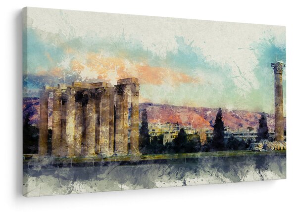 Kép - akropolisz, Athens, Görögország (90x60 cm)