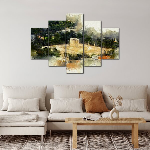 Kép - Zeusz temploma, Athén, Görögország (150x105 cm)