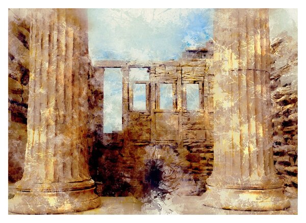Kép - Érechthéion, Athens, görögország (70x50 cm)