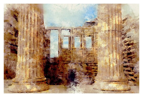 Kép - Érechthéion, Athens, görögország (90x60 cm)