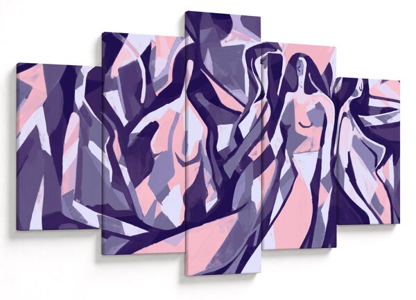 Kép - absztrakt nők (150x105 cm)