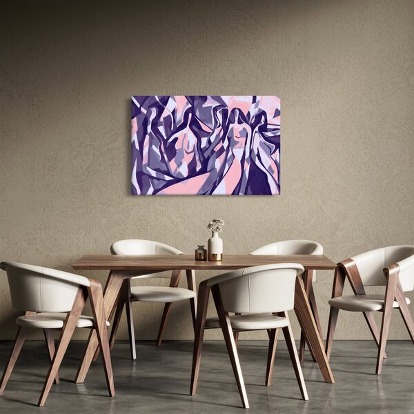 Kép - absztrakt nők (90x60 cm)