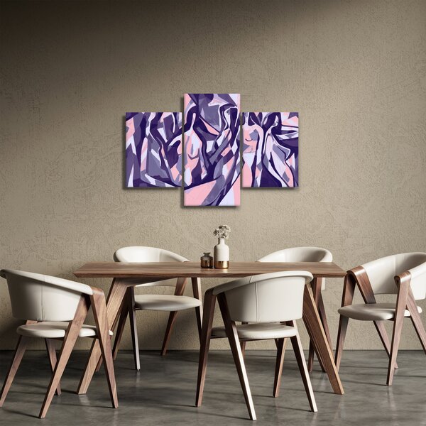 Kép - absztrakt nők (90x60 cm)