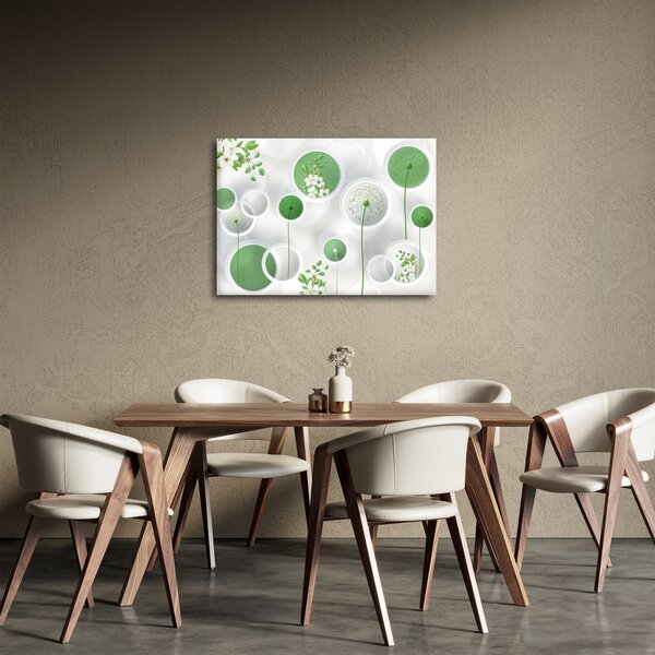 Kép - Virágok körben (70x50 cm)