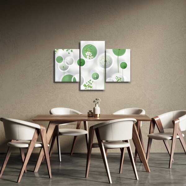 Kép - Virágok körben (90x60 cm)