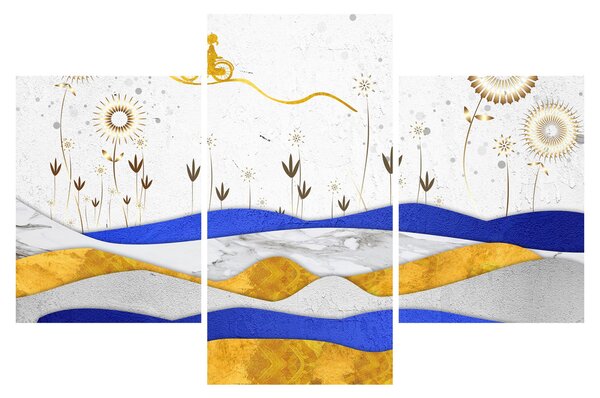 Kép - Arany hegyek (90x60 cm)