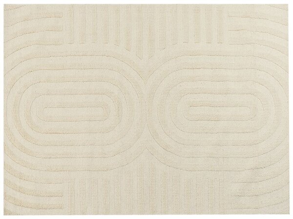Bézs gyapjú szőnyeg 300 x 400 cm MASTUNG
