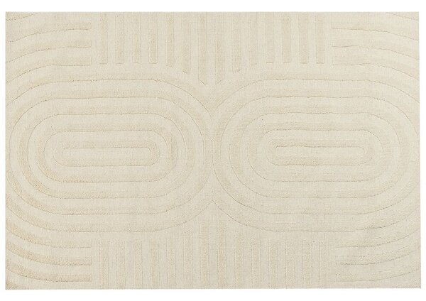 Bézs gyapjú szőnyeg 200 x 300 cm MASTUNG