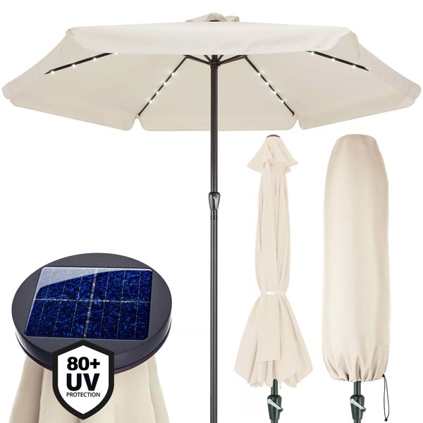 Deuba LED napernyő Athens Ø330 cm - krém
