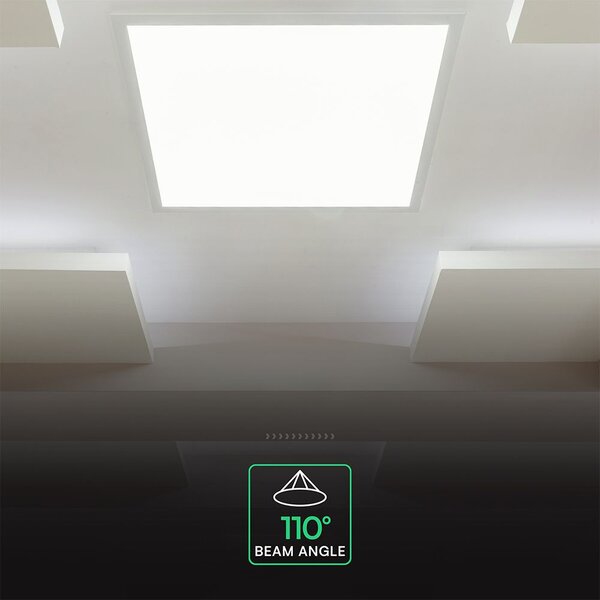 V-TAC süllyeszthető Back-Lit 20W LED panel, természetes fehér, 60x60 cm, 180 Lm/W - SKU 24280