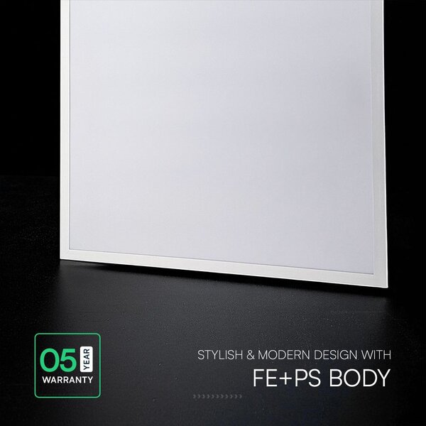 V-TAC süllyeszthető Back-Lit 20W LED panel, természetes fehér, 60x60 cm, 180 Lm/W - SKU 24280