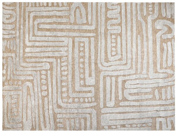 Bézs és szürke szőnyeg 300 x 400 cm MANDAI