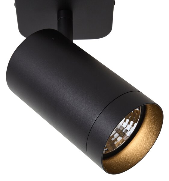 Modern mennyezeti lámpa fekete GU10 70mm - Jeana Luxe