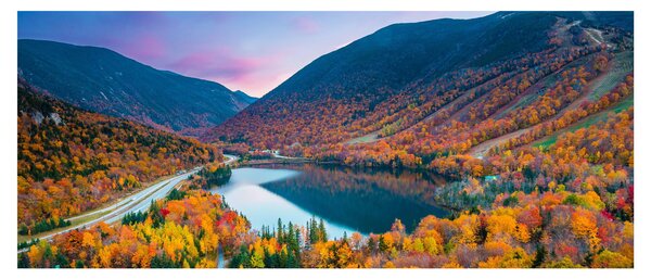 Kép - White Mountain, New Hampshire, USA (120x50 cm)