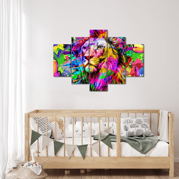 Kép - Oroszlán 3D-s képe (150x105 cm)