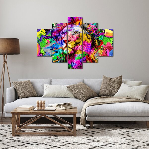 Kép - Oroszlán 3D-s képe (150x105 cm)