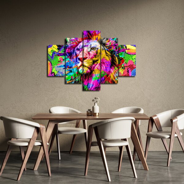 Kép - Oroszlán 3D-s képe (150x105 cm)