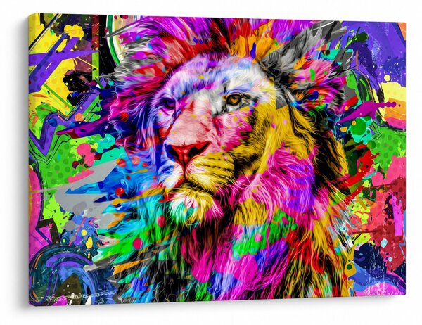 Kép - Oroszlán 3D-s képe (70x50 cm)
