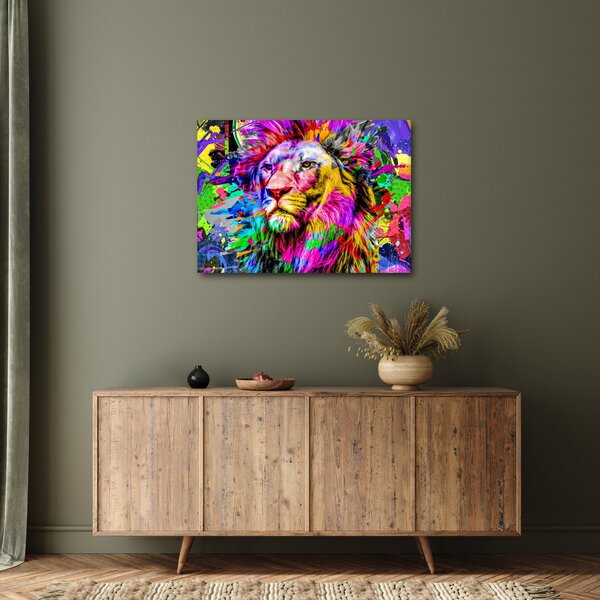 Kép - Oroszlán 3D-s képe (70x50 cm)