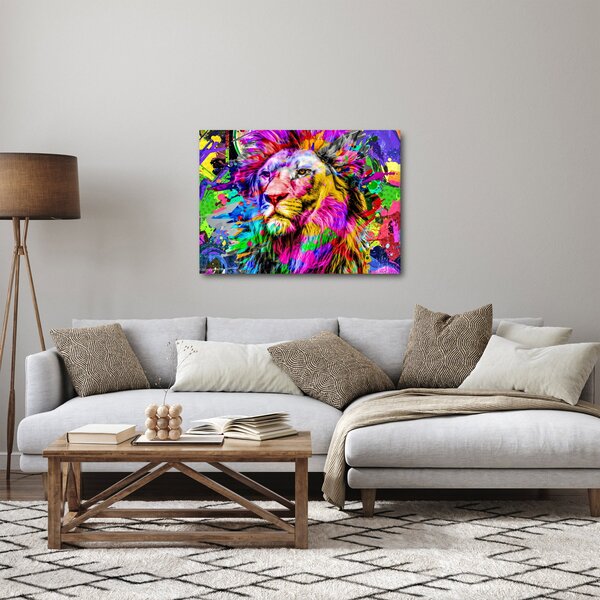 Kép - Oroszlán 3D-s képe (70x50 cm)