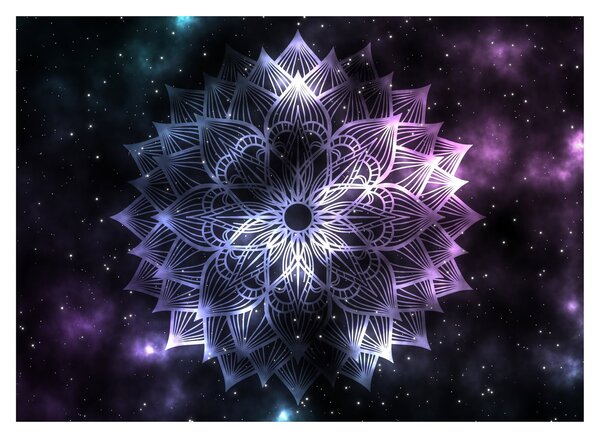 Kép - Lótusz mandala az űrben (70x50 cm)