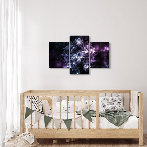 Kép - Lótusz mandala az űrben (90x60 cm)