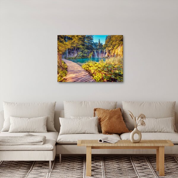 Kép - Plitvicei-tavak, Horvátország (70x50 cm)