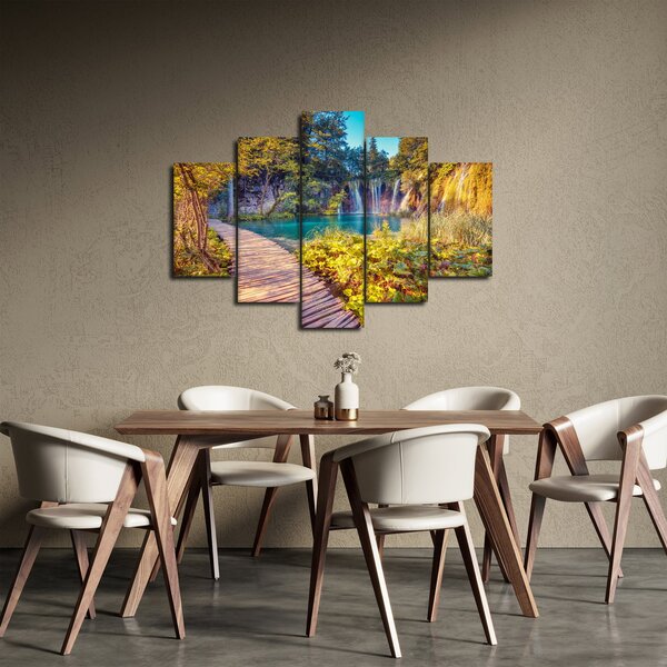 Kép - Plitvicei-tavak, Horvátország (150x105 cm)