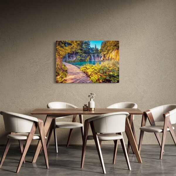Kép - Plitvicei-tavak, Horvátország (90x60 cm)