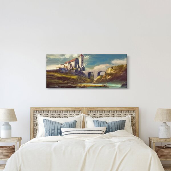Kép - Középkori vár (120x50 cm)