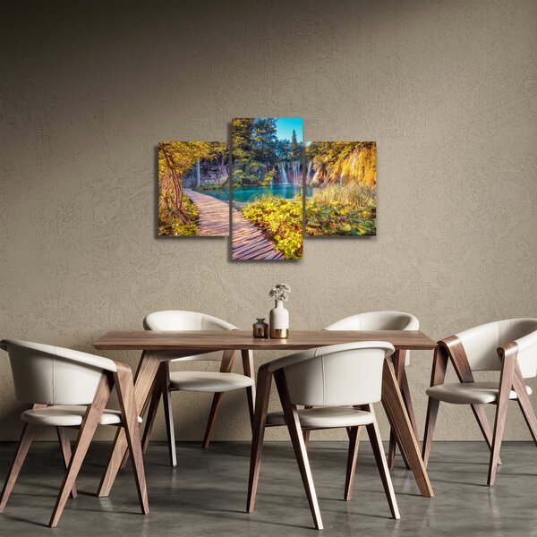 Kép - Plitvicei-tavak, Horvátország (90x60 cm)