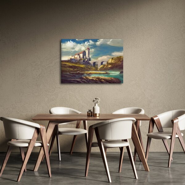 Kép - Középkori vár (70x50 cm)