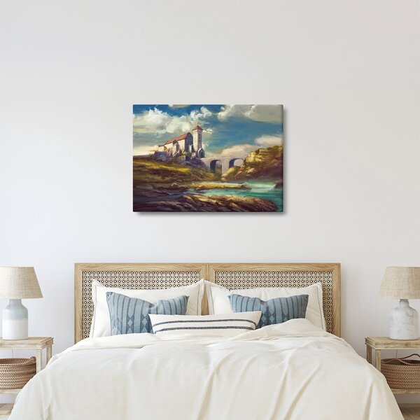 Kép - Középkori vár (70x50 cm)