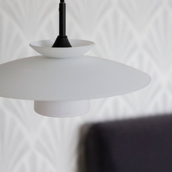 Függőlámpa Halo Design, SCANDIC, dimmable, Fehér, Nappali, Üveg, Dizájn