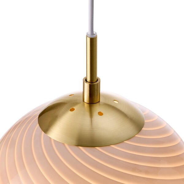 Függőlámpa Halo Design, CANDY BALL, dimmable, Szürke, Nappali, Üveg, Dizájn