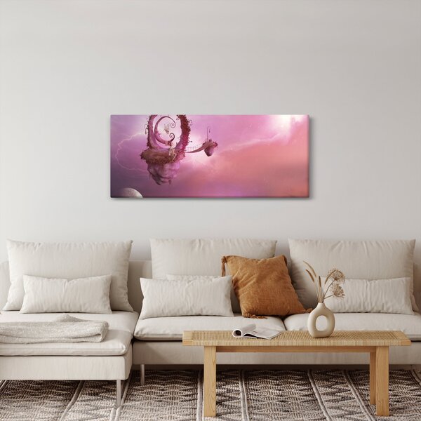 Kép - Tündér egy lebegő szigeten (120x50 cm)
