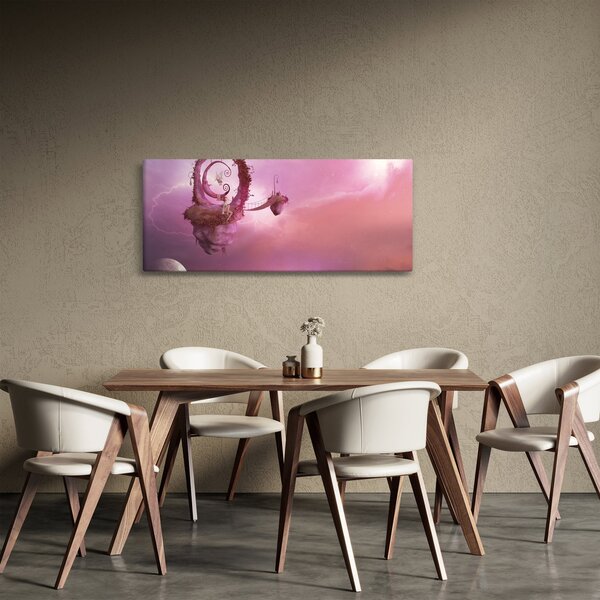 Kép - Tündér egy lebegő szigeten (120x50 cm)